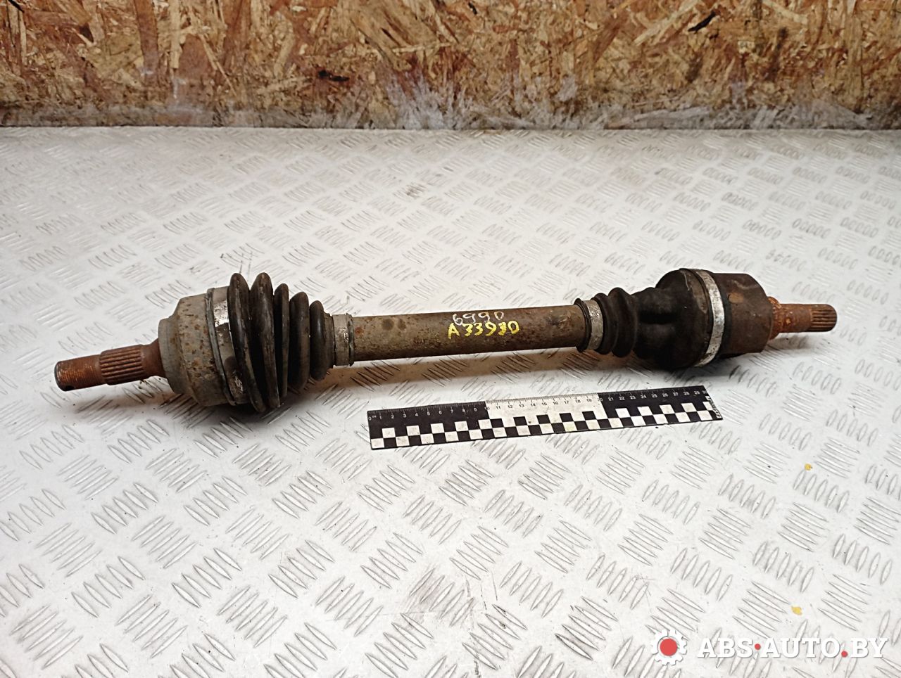 полуось передняя левая (приводной вал, ШРУС) Citroen C4 Picasso 1 поколение 2011, 1.6 л., 9HZ (DV6TED4), дизель, правый руль, 3272LX, 3272LY - фото №1