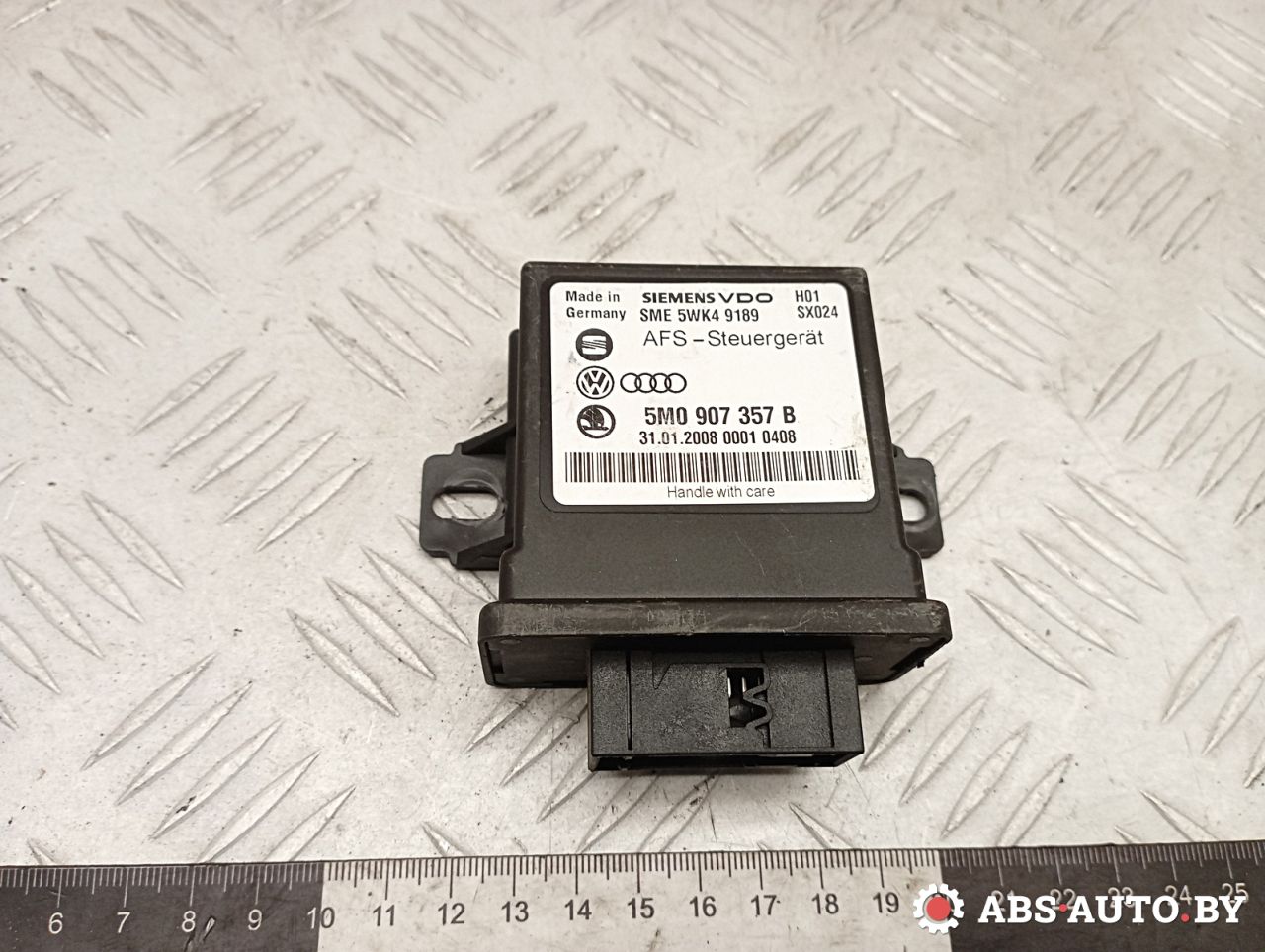 блок управления светом Volkswagen Passat B6 2007, 2.0 л., BWA, бензин, МКПП, седан, 5M0907357B - фото №1