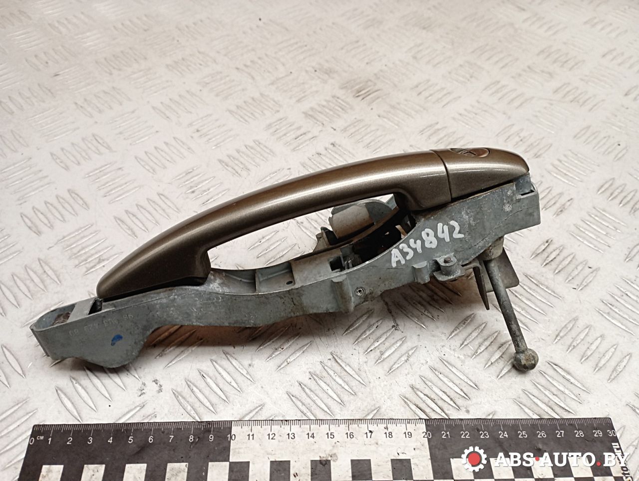 ручка наружная Citroen C4 Picasso 1 поколение 2011, 1.6 л., 9HZ (DV6TED4), дизель, правый руль, 9680342980 - фото №1