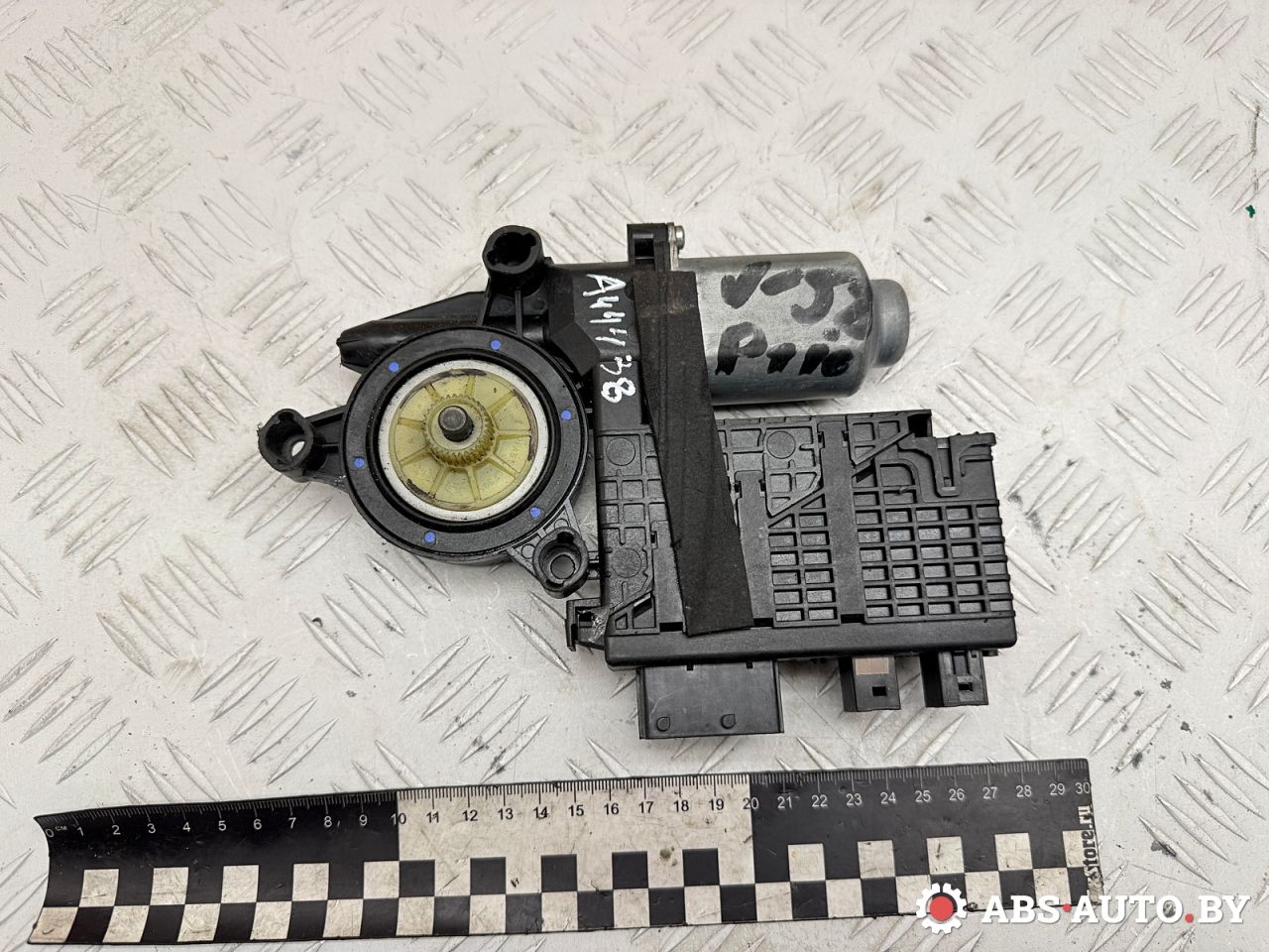 моторчик стеклоподъемника передний левый Citroen C4 Grand Picasso 1 поколение 2006, 1.8 л., 6FY (EW7A), бензин, МКПП, 9654087880, 400965C - фото №1