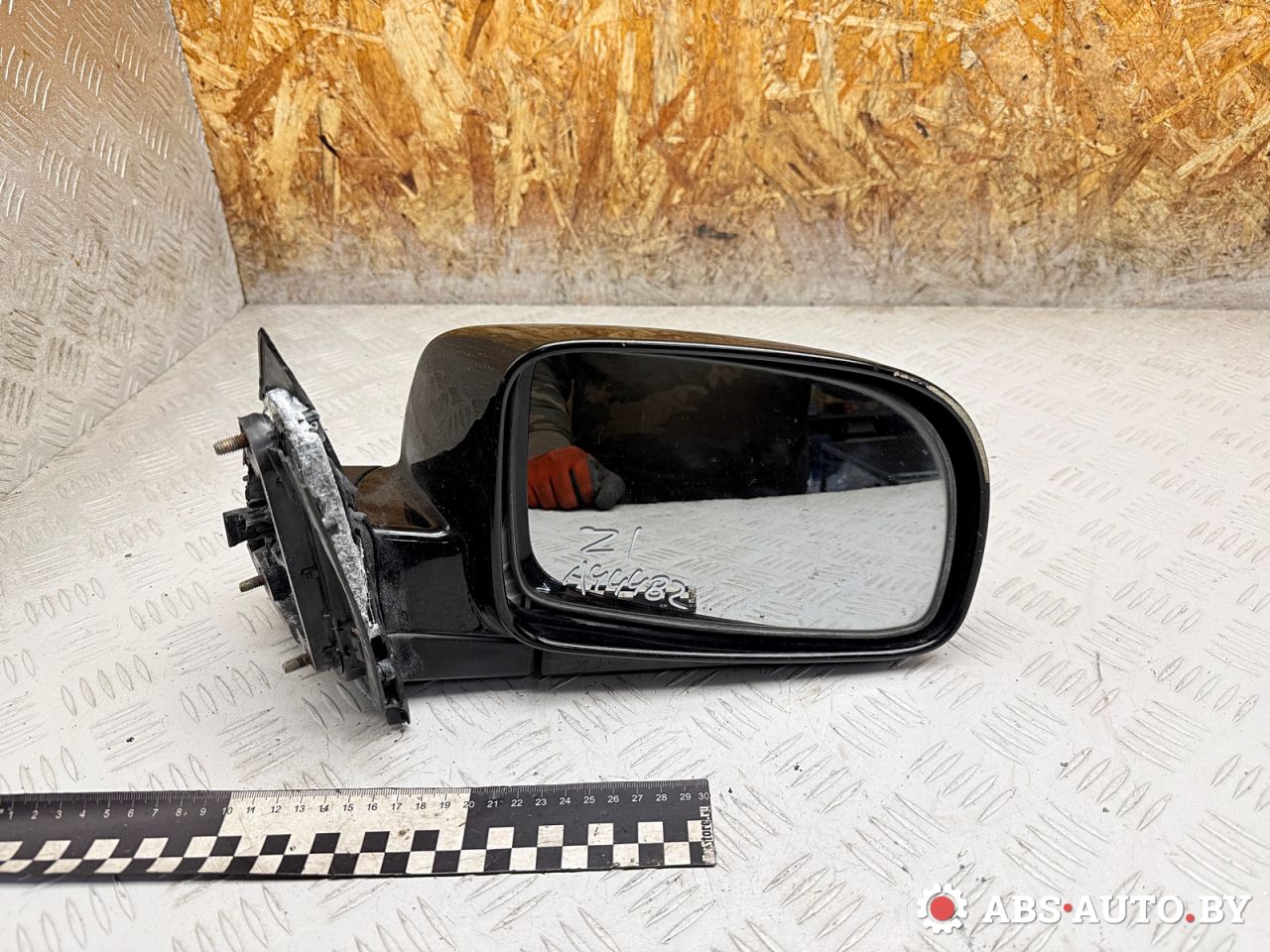 зеркало наружное правое Hyundai Santa Fe 2 поколение (CM) 2006, 2.2 л., D4EB, дизель, МКПП, внедорожник 5 дв., E4012508, E4012509 - фото №1