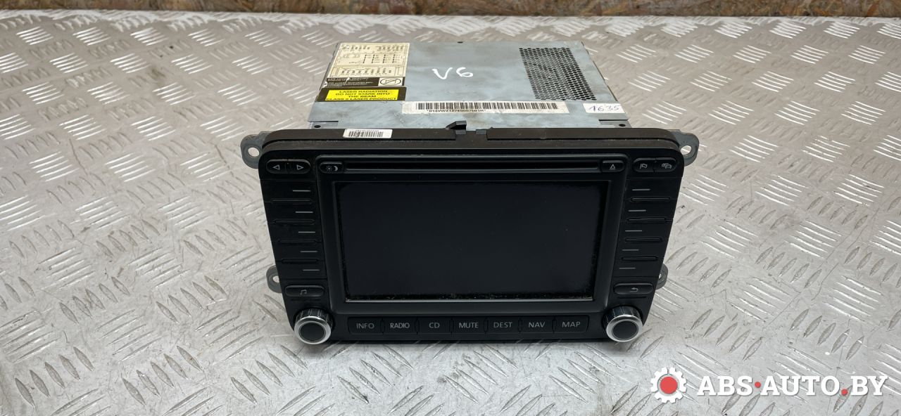 магнитола Volkswagen Passat B6 2007, 2.0 л., дизель, АКПП, универсал, 1K0035198B, 7612002064 - фото №1