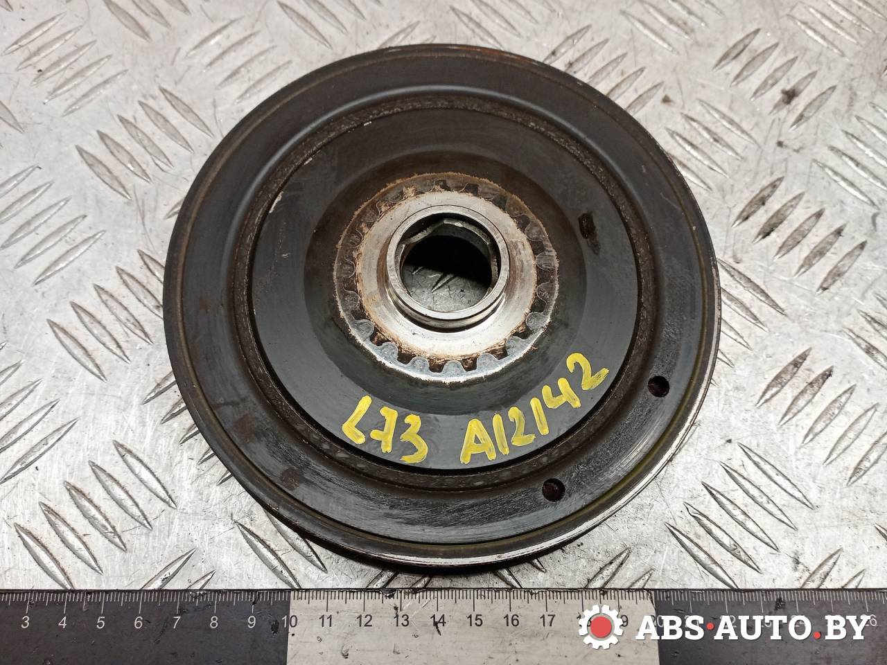 шкив коленвала Renault Laguna 2 поколение 2005, 2.0 л., бензин, МКПП, универсал, 297934F - фото №1