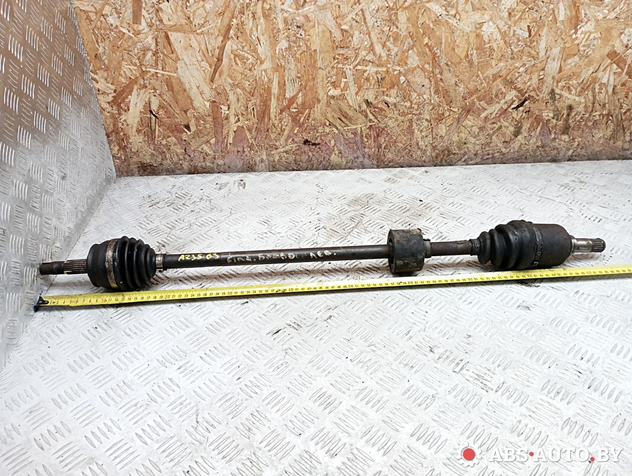 полуось передняя правая (приводной вал, ШРУС) Fiat Bravo 1 поколение 2000, 1.4 л., бензин, 7765363, 7765364, 7734283 - фото №1