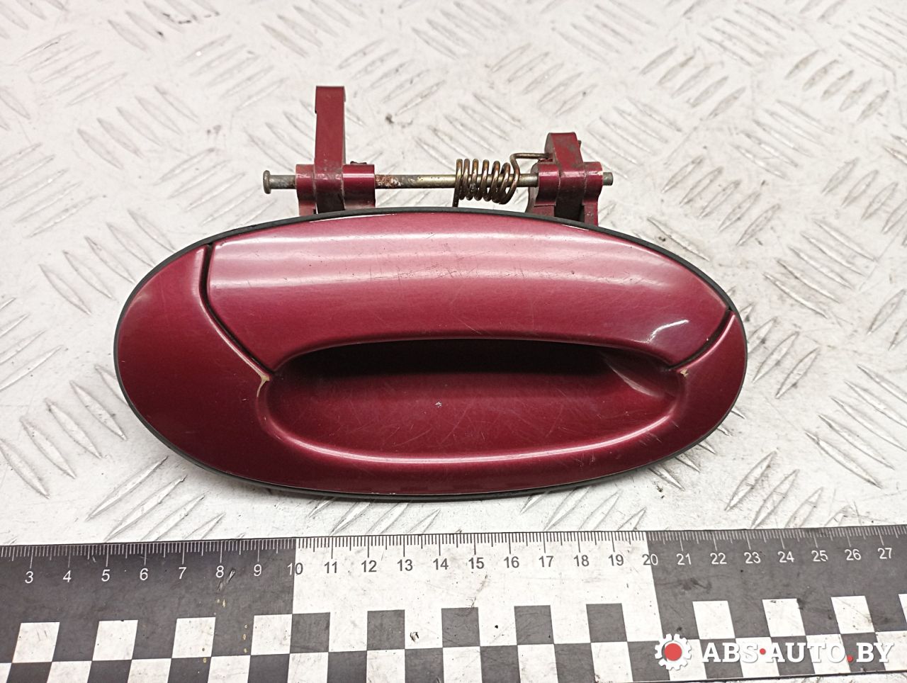 ручка наружная задняя правая Hyundai Lantra J2 1996, 1.6 л., G4GR, бензин, МКПП, GTX909 - фото №1