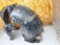 защита арок передняя левая (подкрылок) Citroen C4 Picasso 1 поколение 2007, 2.0 л., RHJ (DW10BTED4), дизель, МКПП, передний привод, 9653142080 - фото №3