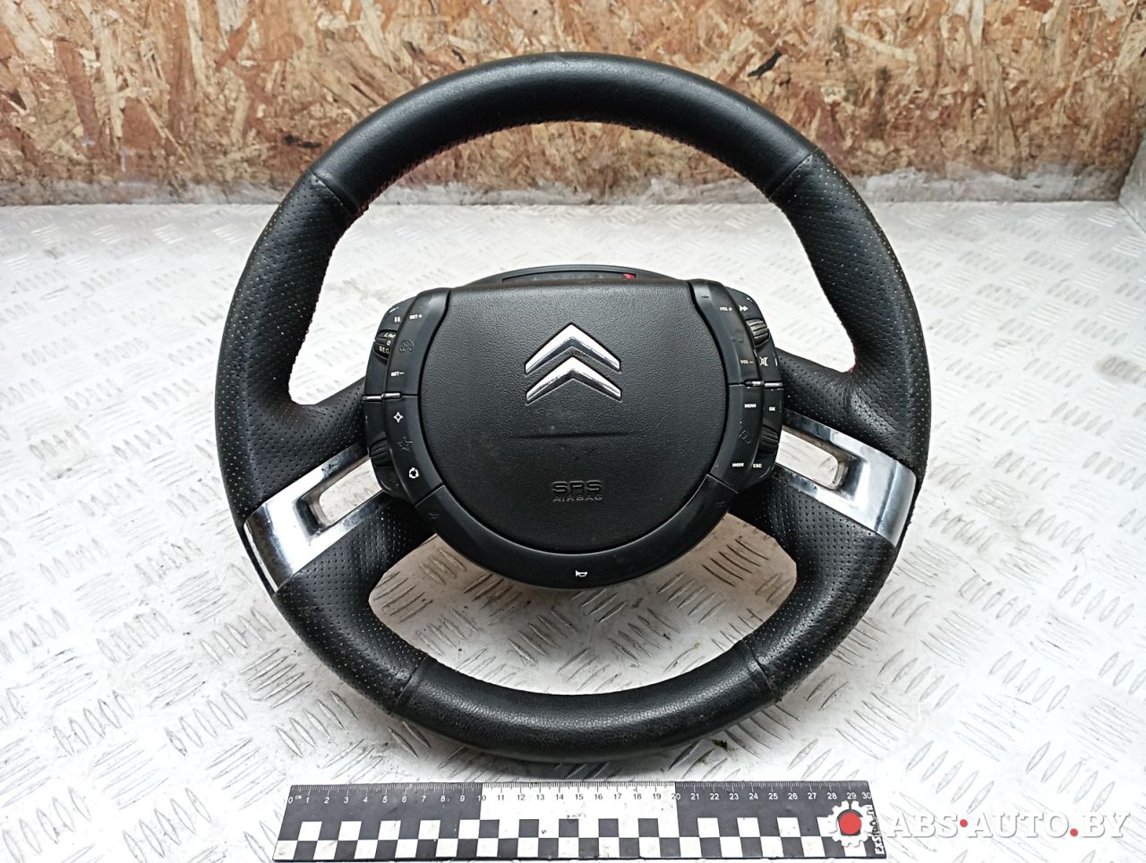 руль Citroen C4 Picasso 1 поколение 2011, 1.6 л., 9HZ (DV6TED4), дизель, правый руль, 96866511VD - фото №1