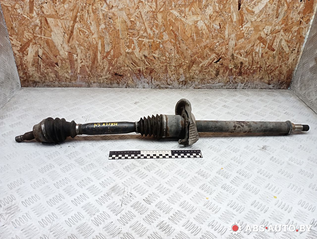 полуось передняя правая (приводной вал, ШРУС) Mercedes-Benz A W169 2 поколение (2004-2008) 2005, 1.5 л., M 266.920, бензин, МКПП, хетчбэк 5 дв., правый руль, A1693604072 - фото №1