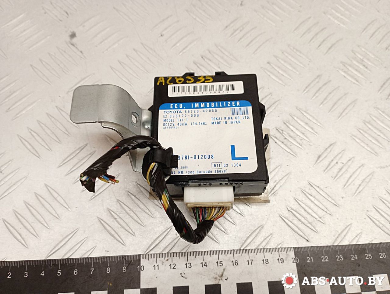 Иммобилайзер Toyota RAV4 2 поколение (XA20) 2003, 2.0 л., 1CD-FTV, дизель, МКПП, внедорожник 5 дв., 8978042050, 626172000 - фото №1