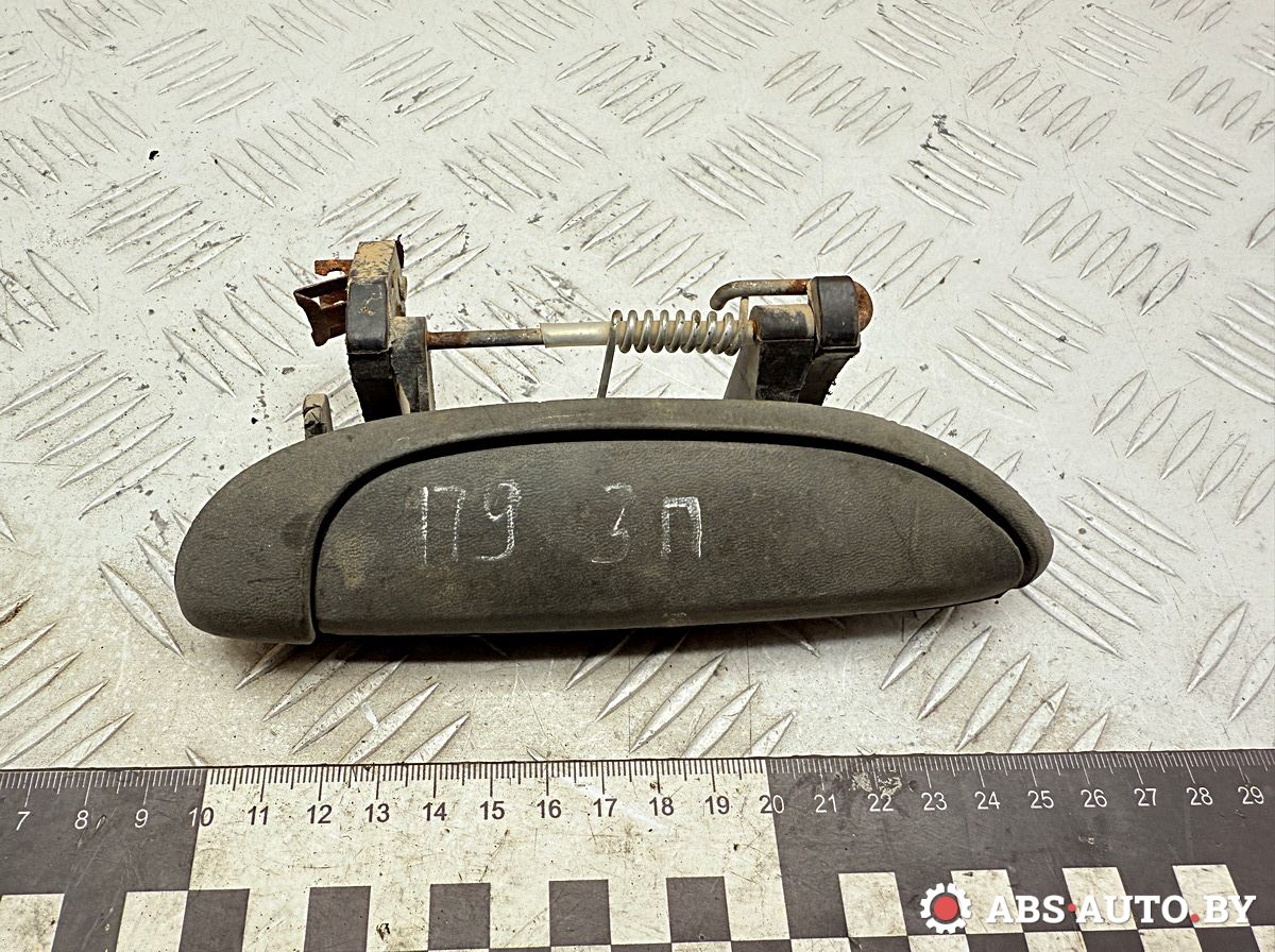 ручка наружная задняя правая Renault Scenic 1 поколение 1997, 2.0 л., F3R 796, бензин, МКПП, 7700433076, 1409006 - фото №1