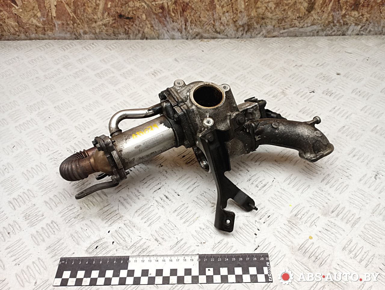 охладитель EGR / Радиатор EGR Nissan Qashqai 1 поколение 2008, 1.5 л., K9K 282, дизель, МКПП, правый руль, 8200729079 - фото №1