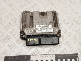 блок управления двигателем Volkswagen Caddy 3 поколение 2008, 1.9 л., BLS, дизель, АКПП, 03G906021PF, 0281014075