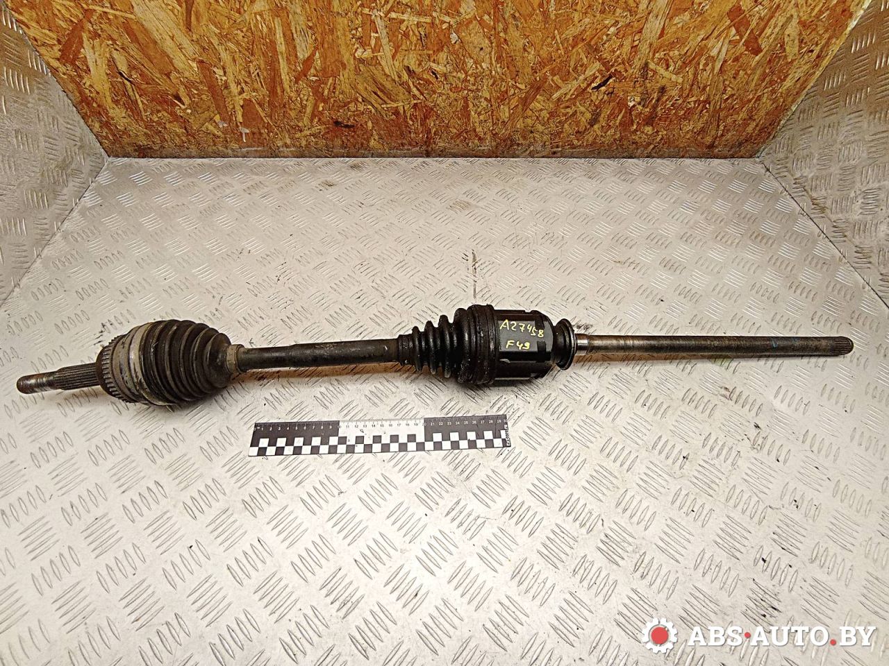 полуось передняя правая (приводной вал, ШРУС) Toyota RAV4 2 поколение (XA20) 2003, 2.0 л., 1CD-FTV, дизель, МКПП, внедорожник 5 дв., DA84R, DA84R11PG14, 4341042120 - фото №1