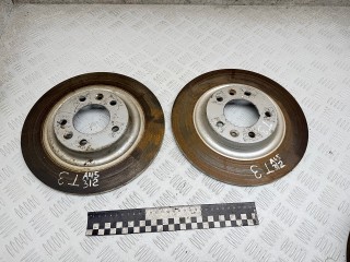 диск тормозной задний Peugeot 407 1 поколение 2007, 2.2 л., дизель, универсал, 424972, 1618861880, 4246P9, 4249C1, E169157, 17555