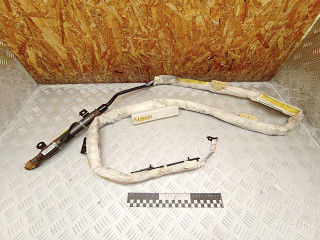 подушка безопасности боковая (шторка) Hyundai Santa Fe 2 поколение [рестайлинг] 2011, 2.2 л., дизель, МКПП, правый руль, 850202B601