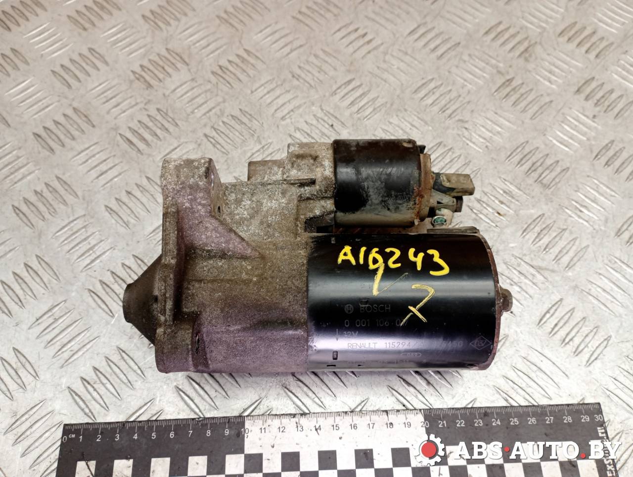 стартер Renault Laguna 2 поколение 2004, 1.8 л., бензин, АКПП, хетчбэк 5 дв., 0001106012, 0001106017, 0001106022, 0986018360, 0986018770, 0986021030, B001109104, 7700115294, 7700872450, 7700875450, 7711134301, 8200050150, 8200186144, 8200466744, 8200466761, 8200724786, 8200724817, 438507, 458189, 458263, 8253505 - фото №1