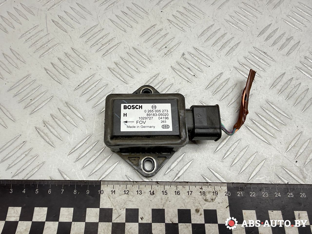 датчик ускорения Toyota Avensis 2 поколение (T250) 2006, 2.0 л., 1CD-FTV, дизель, МКПП, универсал, 0265005273, 8918305020 - фото №1