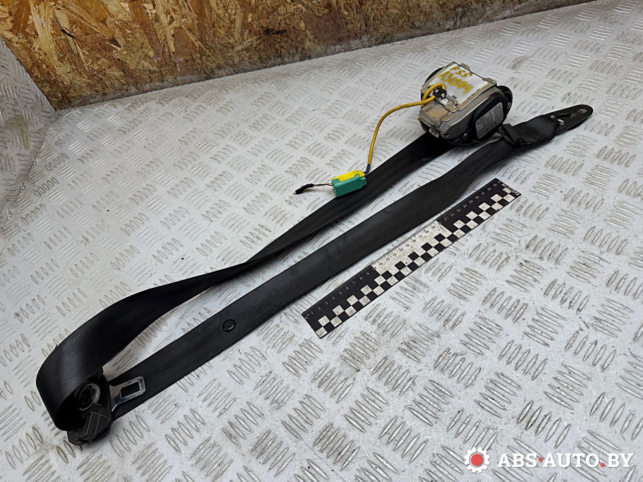 ремень безопасности Volkswagen Touareg 1 поколение 2006, 2.5 л., BAC, дизель, МКПП, внедорожник 5 дв., 7L0857705B, 601391400 - фото №1