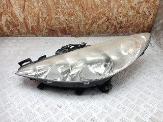 фара левая Peugeot 207 1 поколение 2008, 1.4 л., EP3C, бензин, МКПП, хетчбэк 5 дв., правый руль, 9680131780, 89903634, 89900874