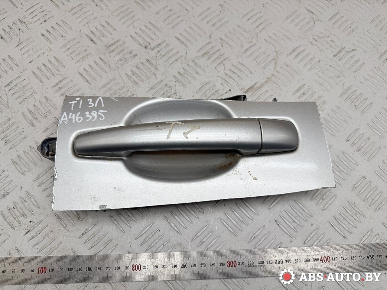 ручка наружная задняя левая Citroen C4 Picasso 1 поколение 2007, 2.0 л., RHJ (DW10BTED4), дизель, МКПП, передний привод, 9680503580 - фото №1