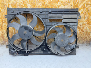 вентилятор радиатора Volkswagen Passat B6 2007, 2.0 л., BMP, дизель, МКПП, универсал, 1K0121207AA, 1K0121205G, 1355D300191