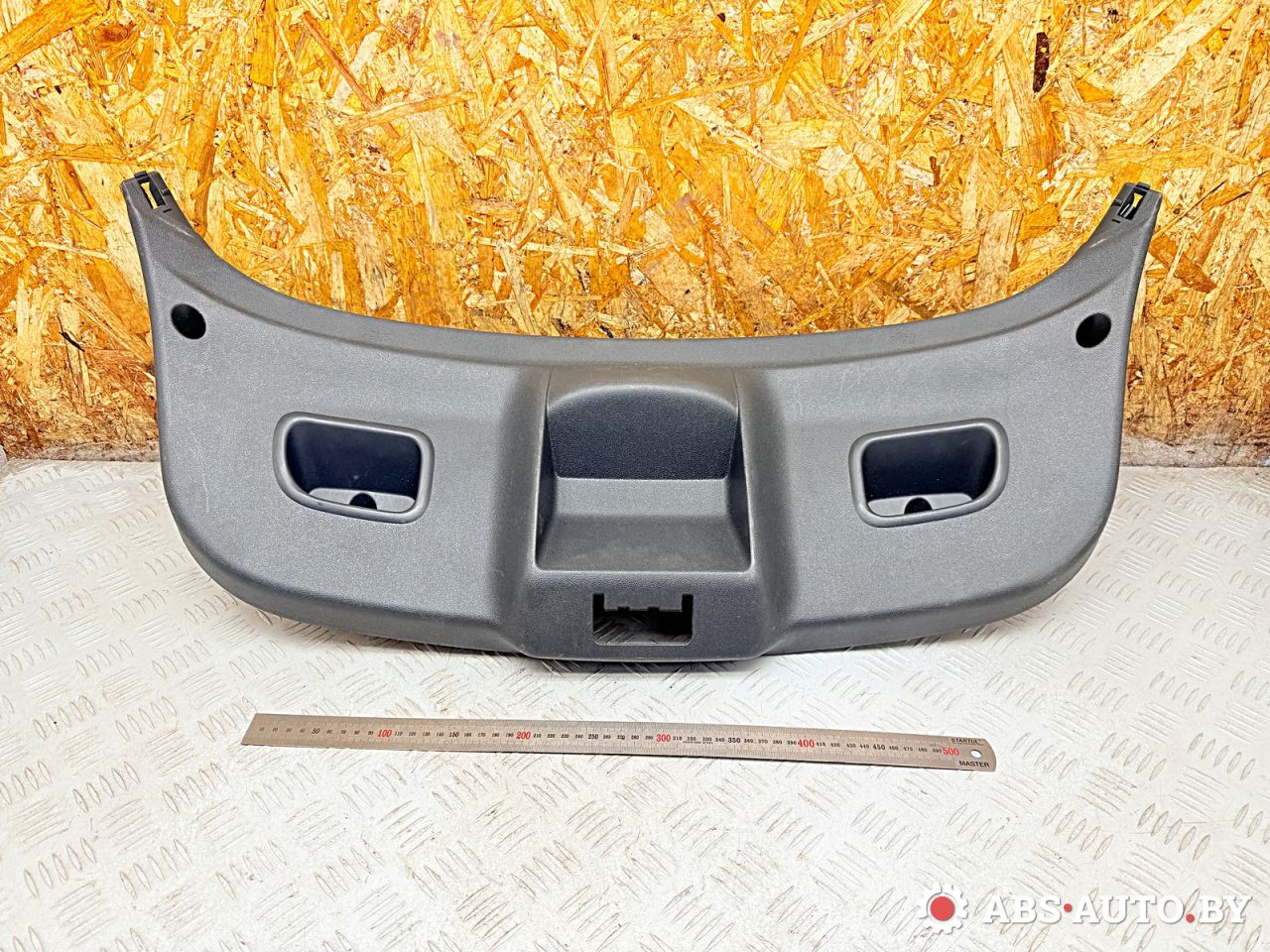 обшивка крышки багажника Renault Megane 3 поколение 2010, 1.5 л., K9K J 836, дизель, МКПП, хетчбэк 3 дв., правый руль, 909000162R, 634140060 - фото №1