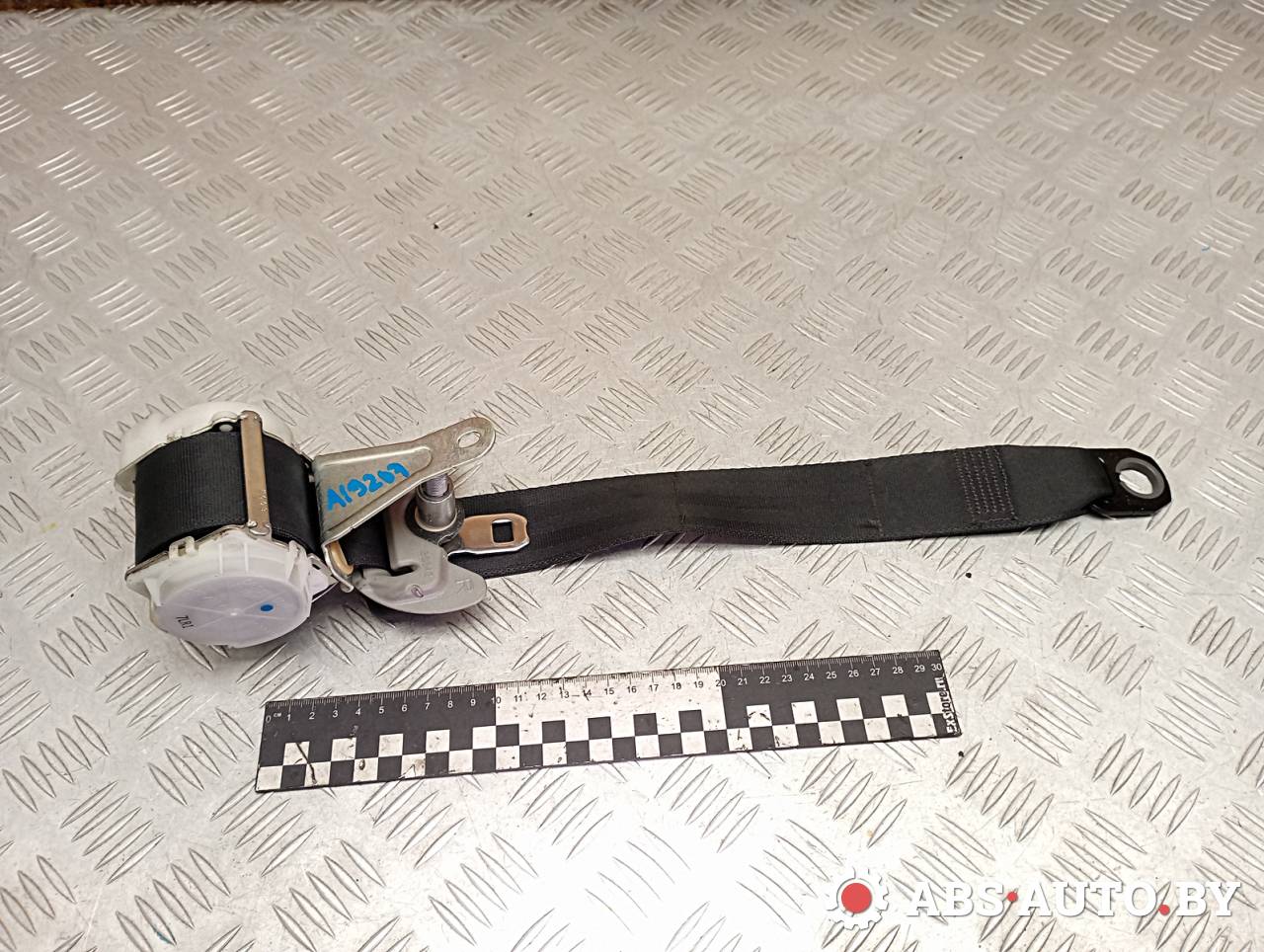 ремень безопасности Toyota RAV4 3 поколение (XA30) 2008, 2.2 л., D-4D, 2AD-FTV, дизель, МКПП, внедорожник 5 дв., 7Q1430, E40435100, 26842, 7336042200B2 - фото №1