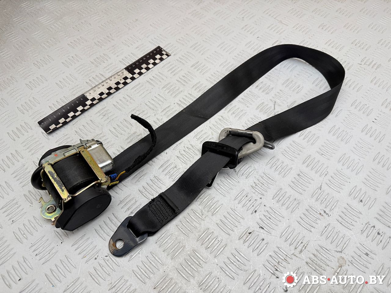ремень безопасности Peugeot 207 1 поколение 2006, 1.6 л., 9HZ (DV6TED4), дизель, МКПП, хетчбэк 5 дв., 96498059XX, E20404031 - фото №1