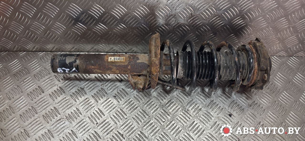 стойка передняя левая Volkswagen Passat B6 2007, 2.0 л., BWA, бензин, МКПП, седан, 3C0413031AL - фото №1