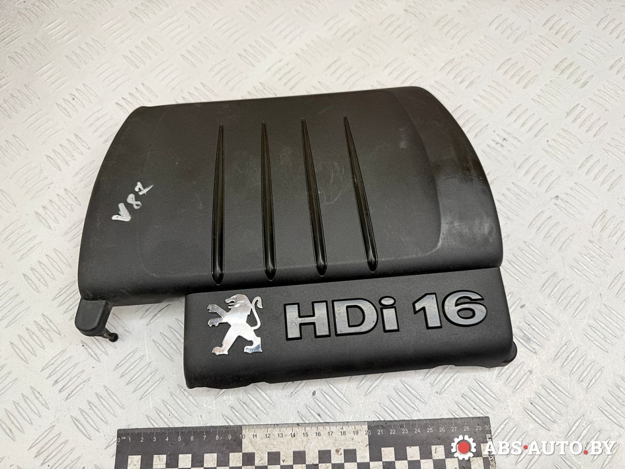 декоративная крышка двигателя Peugeot 207 1 поколение 2006, 1.6 л., 9HZ (DV6TED4), дизель, МКПП, хетчбэк 5 дв., 9659999980, 9659999880 - фото №1