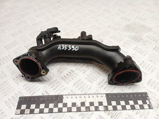 патрубок интеркулера Peugeot 5008 1 поколение 2013, 1.6 л., дизель, робот, правый руль, 9663480880, 9674942380, 9674951680