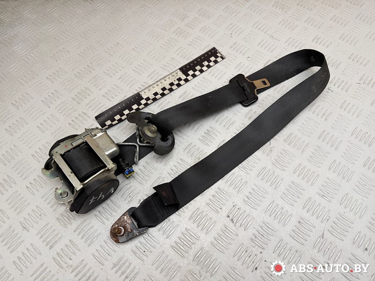 ремень безопасности Peugeot 308 T7 2010, 1.6 л., 9HX (DV6ATED4), дизель, МКПП, 96569048XX, E20406062 - фото №1