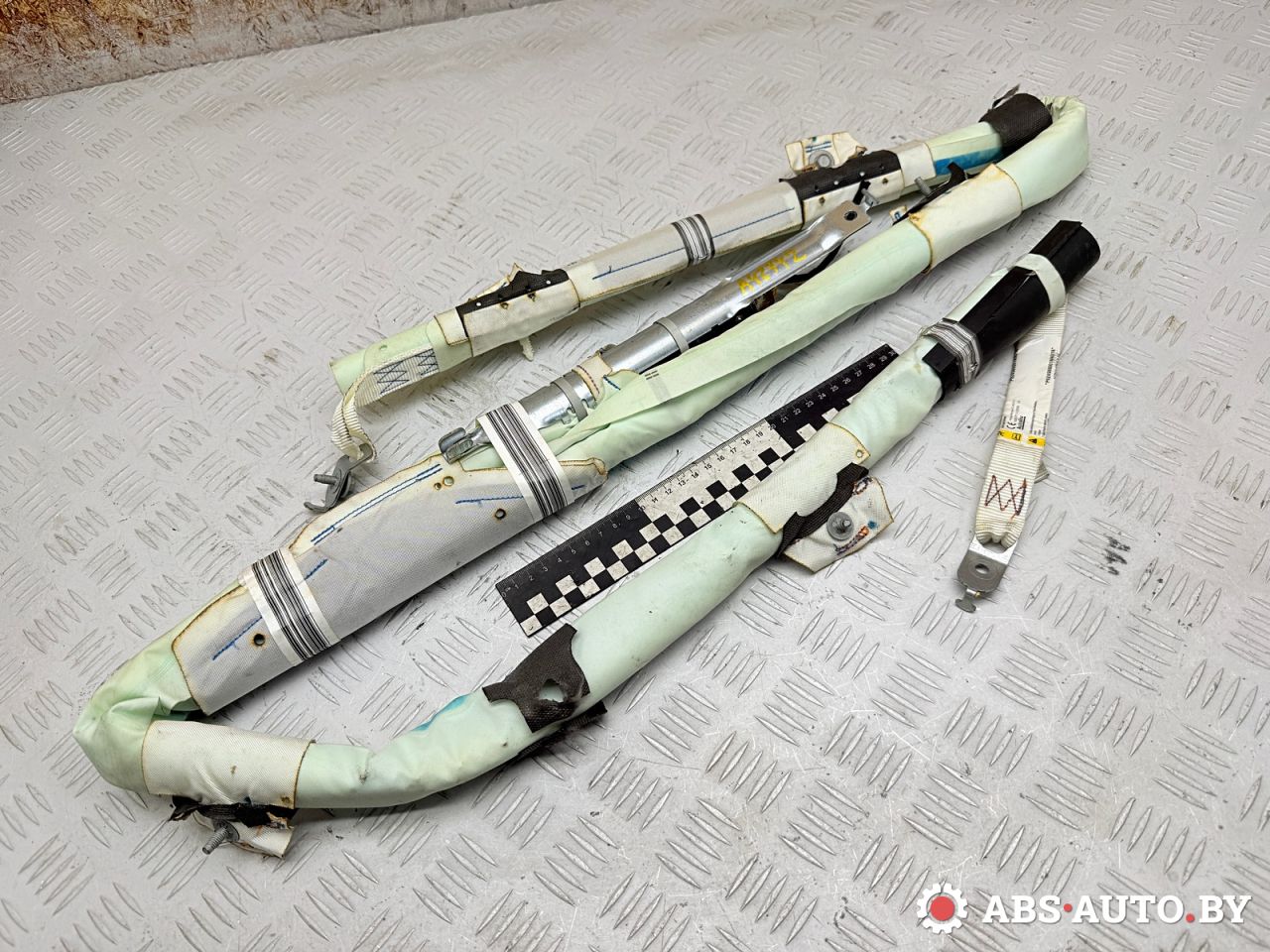 подушка безопасности боковая (шторка) Jeep Cherokee 5 поколение 2016, 2.0 л., EBT, дизель, АКПП, внедорожник 5 дв., 68100767AC, P68100767AC - фото №1