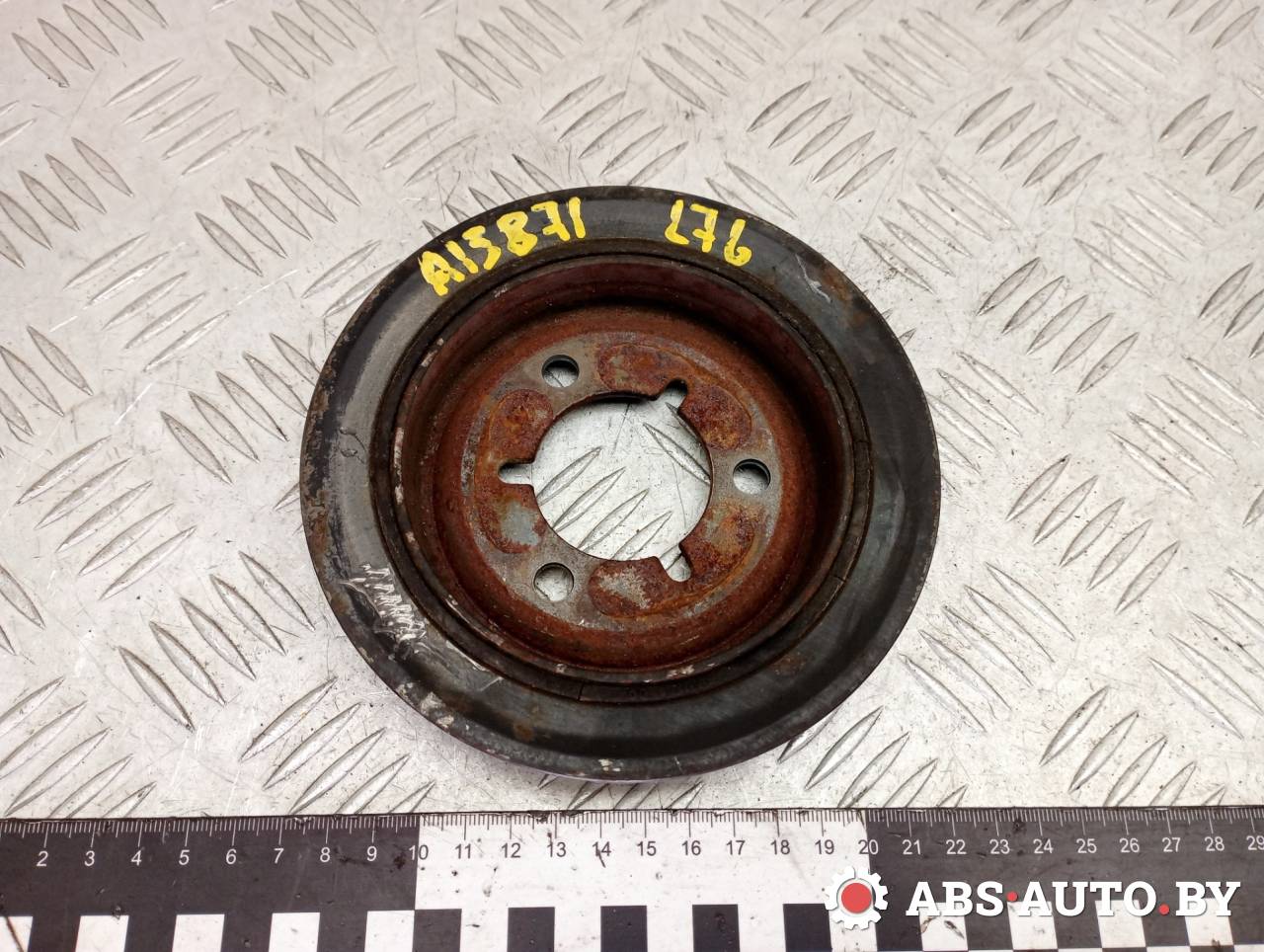 шкив коленвала Peugeot 307 1 поколение 2003, 1.6 л., бензин, МКПП, хетчбэк 3 дв., 1269B - фото №1