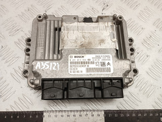 блок управления двигателем Peugeot 5008 1 поколение 2013, 1.6 л., дизель, робот, правый руль, 0281013334, 9666986680