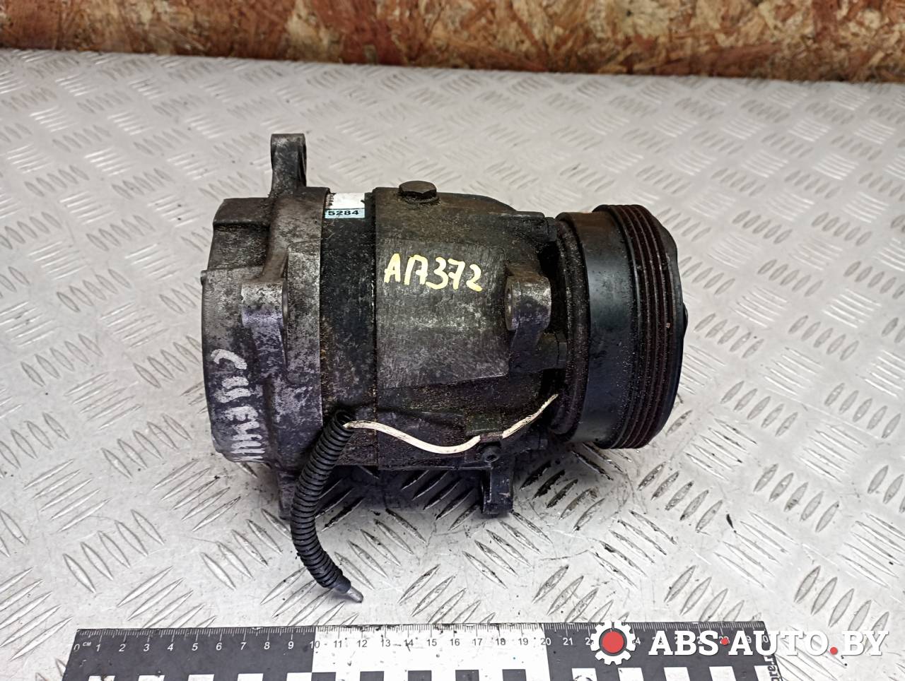 компрессор кондиционера Renault Scenic 1 поколение 1998, 1.6 л., бензин, 7700273320, 6560470, 7701499852, 699657, 240785 - фото №1