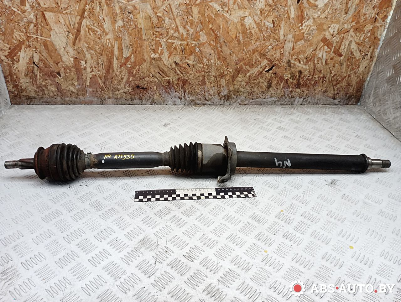 полуось передняя правая (приводной вал, ШРУС) Mercedes-Benz A W169 2 поколение (2004-2008) 2008, 2.0 л., OM 640.942, дизель, МКПП, хетчбэк 5 дв., правый руль, A1693606272, A1693606672, A1693606972, A1693607672 - фото №1