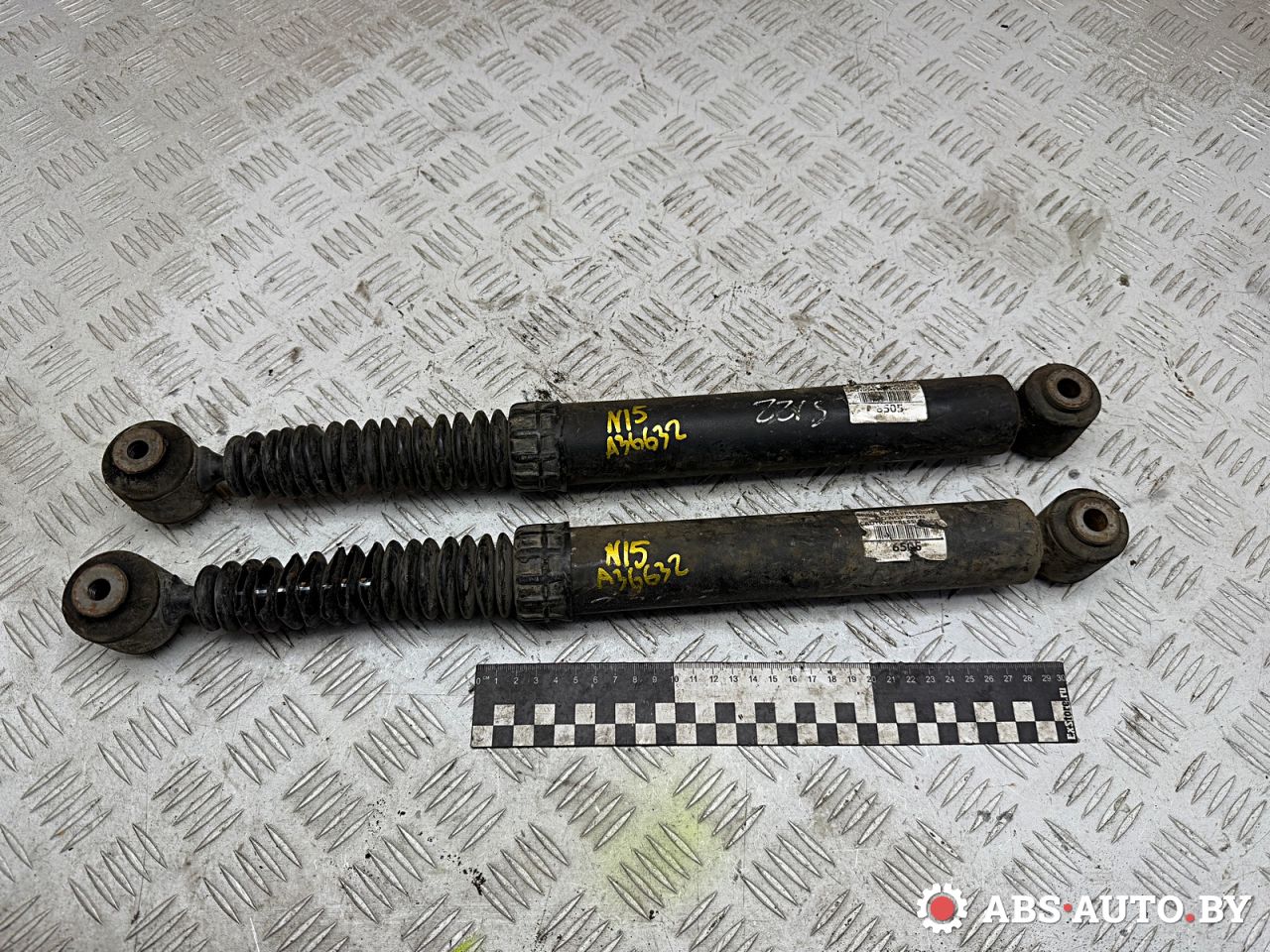 амортизатор задний Peugeot 207 1 поколение 2008, 1.4 л., EP3C, бензин, МКПП, хетчбэк 5 дв., правый руль, 349019, 5206FE, 5206FS, 5206PZ, 5206RK, 9678823080, 9678823180, 9802145580, 9804627380, 12130485 - фото №1