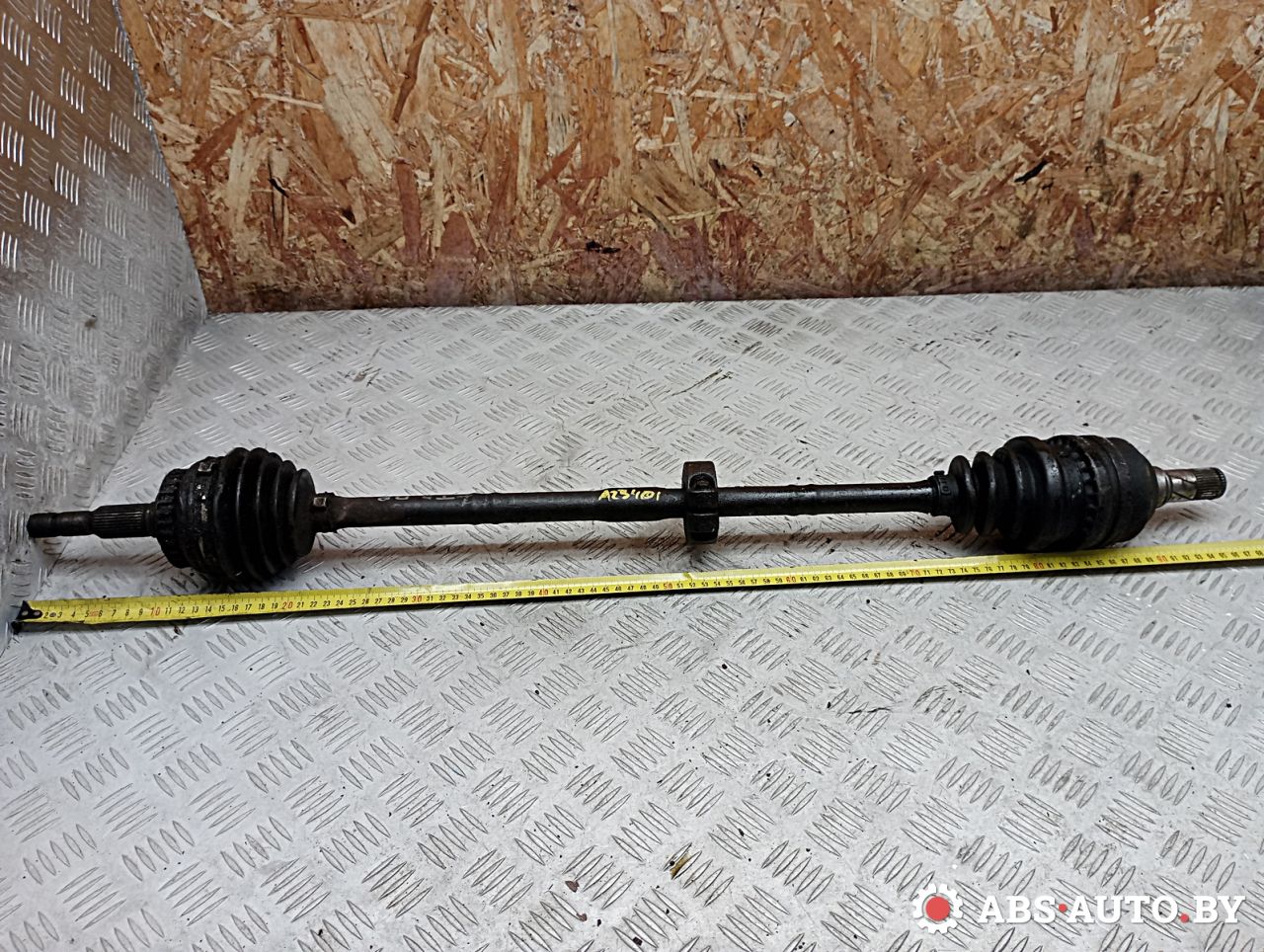 полуось передняя правая (приводной вал, ШРУС) Opel Vectra B 1996, 1.7 л., дизель, 90496976, 90512386, 9195408, 374249, 374103, DS37100, 374324 - фото №1