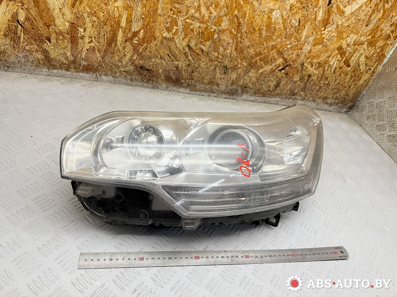 фара левая Citroen C5 2 поколение 2009, 2.7 л., UHZ (DT17BTED4), дизель, АКПП, седан, 89034934, 9684845880, 89901892, 89902490, 6208J0 - фото №1