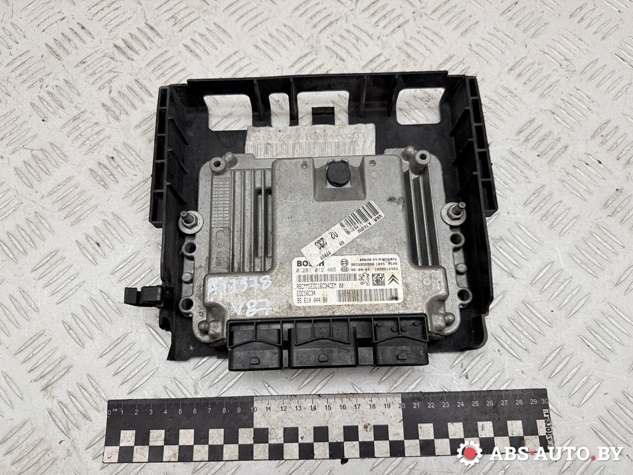 блок управления двигателем Peugeot 207 1 поколение 2006, 1.6 л., 9HZ (DV6TED4), дизель, МКПП, хетчбэк 5 дв., 9661004480, 0281012465 - фото №1