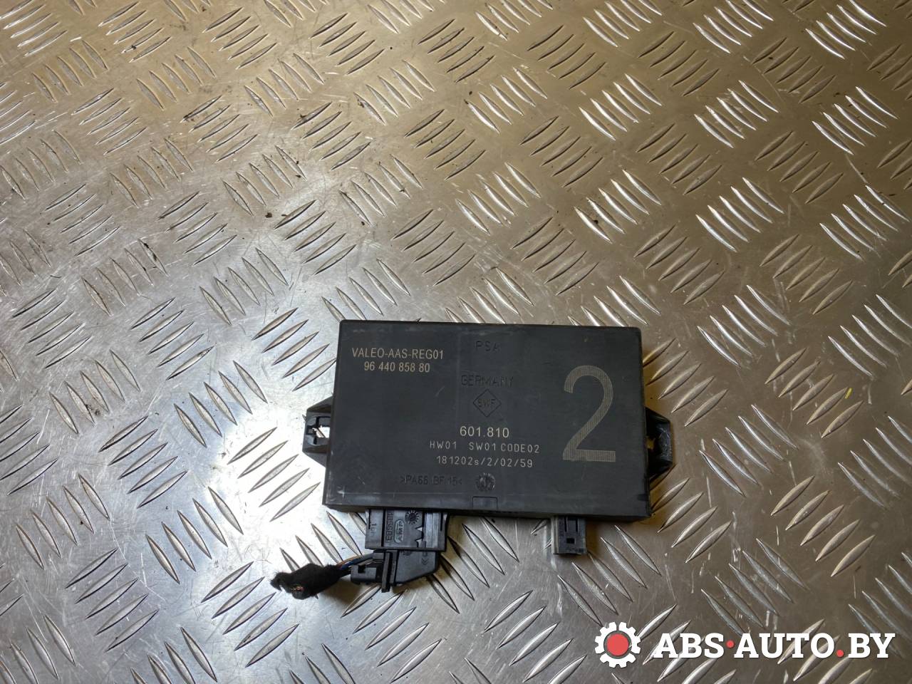 блок управления парктрониками Peugeot 307 1 поколение 2005, 2.0 л., бензин, АКПП, универсал, 156018100, 9644085880 - фото №1