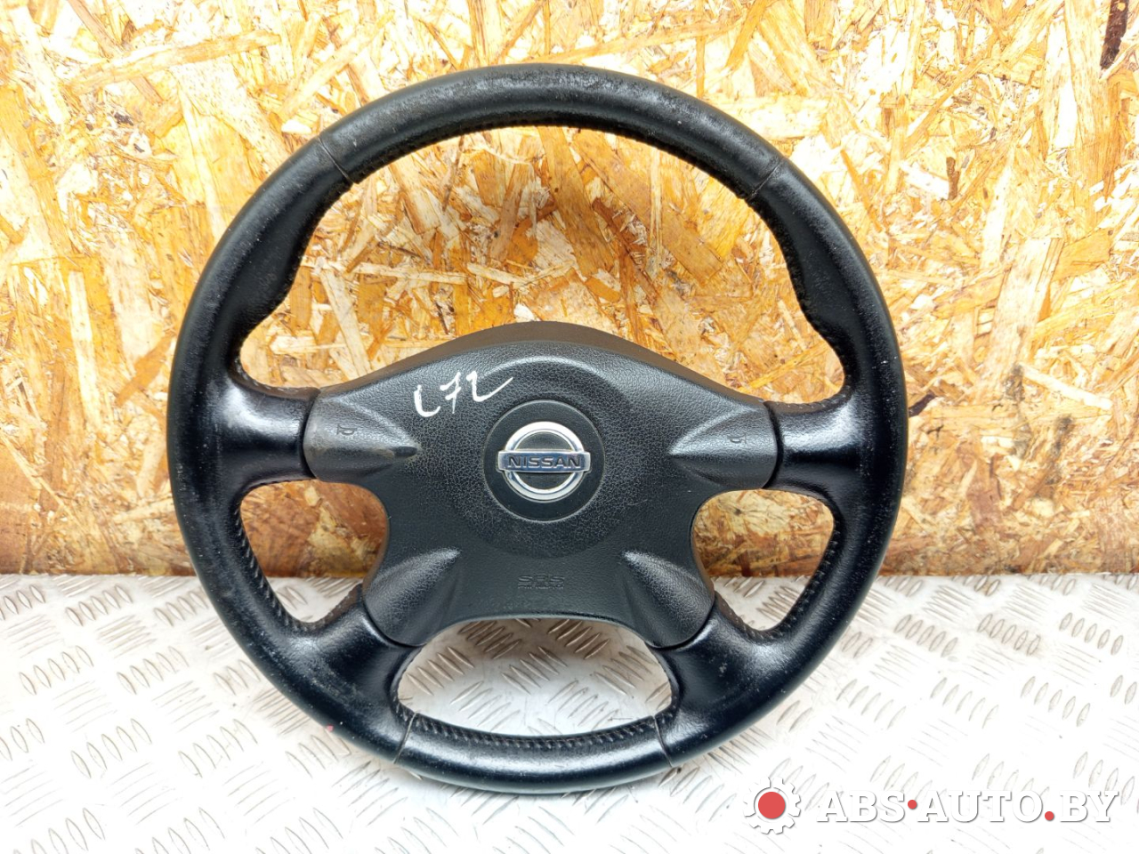 руль Nissan Primera P12 (2001 - 2008), 2.2 л., дизель, МКПП, универсал - фото №1