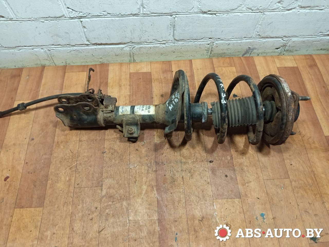 стойка передняя левая Peugeot 4007 1 поколение 2009, 2.2 л., дизель, МКПП, полный подключаемый привод, правый руль, 0119123, 316994, 32W39A, 824903015328 - фото №1