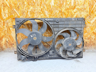 вентилятор радиатора Skoda Octavia 2 поколение (A5) 2006, 1.9 л., BXE, дизель, МКПП, универсал, 1K0121207T