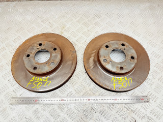 диск тормозной передний Toyota RAV4 2 поколение (XA20) 2003, 2.0 л., 1CD-FTV, дизель, МКПП, внедорожник 5 дв., 4351242030