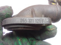фланец (тройник) системы охлаждения Volkswagen Caddy 1 поколение 1992, 1.6 л., бензин, 055121121F - фото №4
