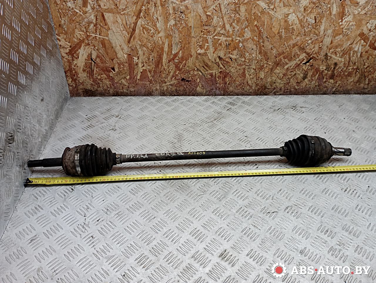 полуось передняя правая (приводной вал, ШРУС) Opel Corsa A 1992, 1.5 л., дизель, DS37005, 07837457, 374078, 374128, 374224, 374746, 7837457, 7843342, 90540557 - фото №1