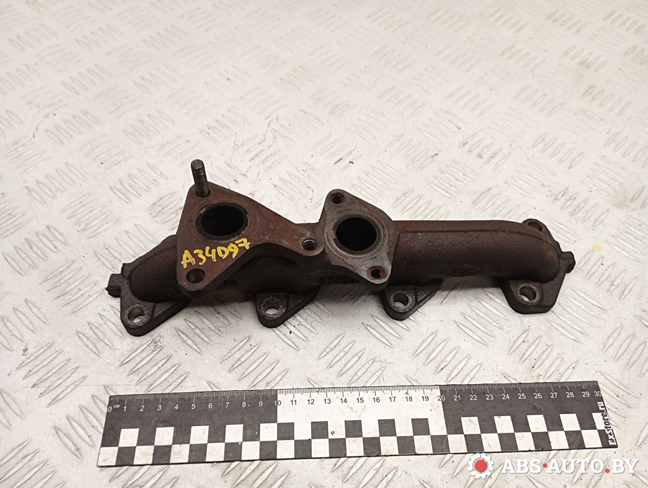 коллектор выпускной Nissan Qashqai 1 поколение 2008, 1.5 л., K9K 282, дизель, МКПП, правый руль, 574232, 8200574232 - фото №1