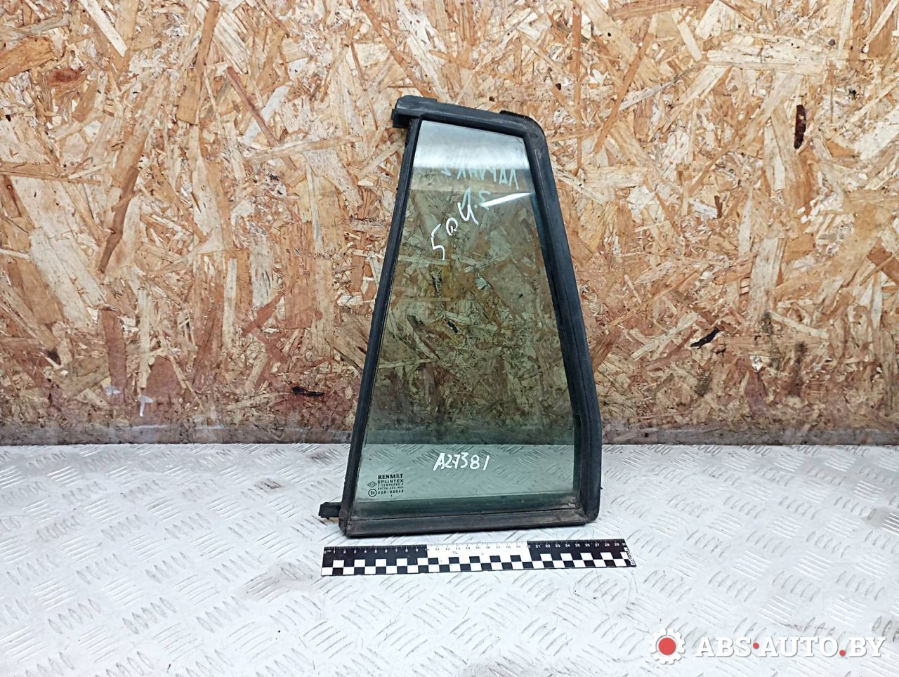 стекло двери задней левой Renault Laguna 2 поколение 2002, универсал - фото №1